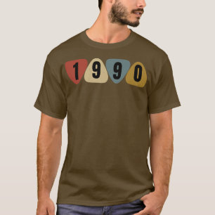 Born In 1990 Guitarist Guitar Pick Music Birthday T-Shirt