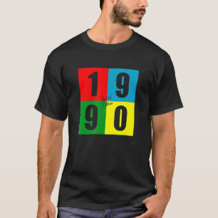 Born In 1990 Retro Vintage 32nd  Birthday T-Shirt