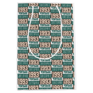 Born in 1993 medium gift bag