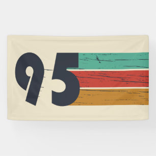 Born in 1995 vintage 30th birthday gift banner