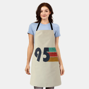 Born in 1995 vintage birthday gift apron