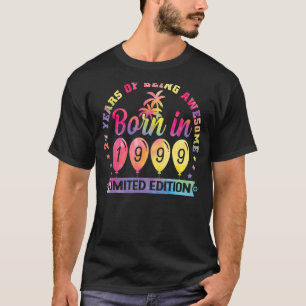 Born In 1999 Tie Dye 24th Birthday 24 Years Of Bei T-Shirt