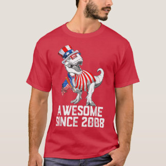 Born in 2008 14 Years Old Made in 2008 14th Birthd T-Shirt
