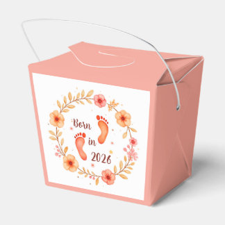 Born in 20xx (Editable Year)  Favour Box