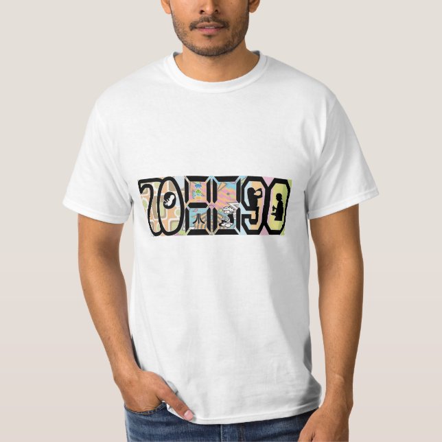 Born in 70's, grew up in 80's got drunk in 90s T-Shirt (Front)