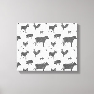 Born in a Barn Canvas Print