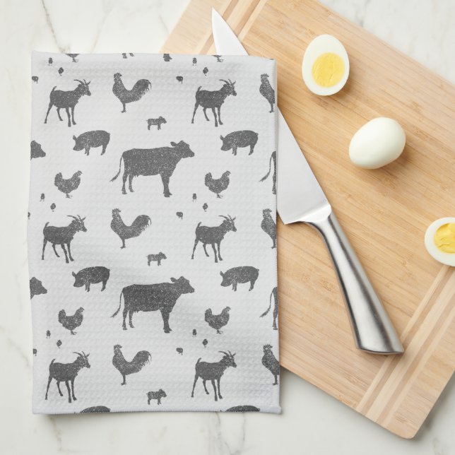 Born in a Barn Kitchen Towel (Quarter Fold)