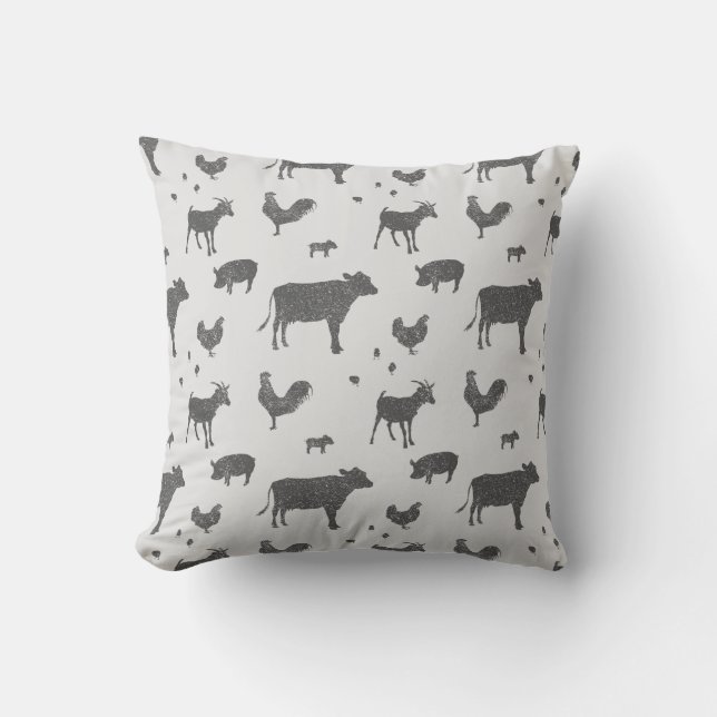 Born in a Barn Pillow (Front)