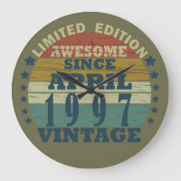 Born in april 1997 vintage birthday