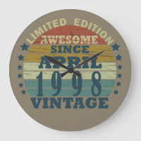 Born in april 1998 vintage birthday