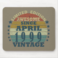 Born in april 1999 vintage birthday