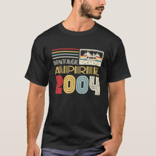 Born In April 2004 Vintage 18Th Birthday 18 Years T-Shirt