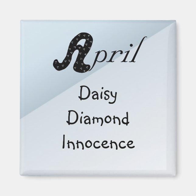 Born in April Magnet (Front)