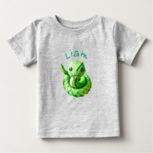 Born in Chinese New Year of The Snake name BT2 Baby T-Shirt