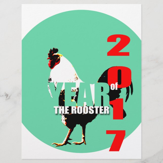 Born in  Chinese Rooster Year 2017 Birthday PL (Front)