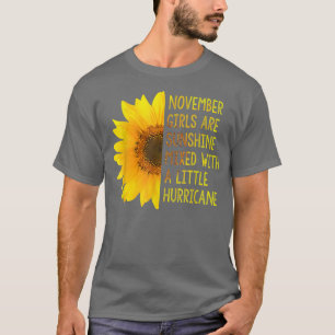 Born In December Birthday Sunflower Matching Decem T-Shirt