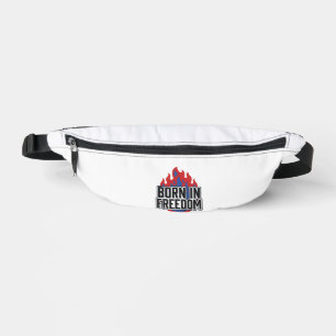 Born In Freedom Flame Vintage Engraving Shirt Desi Bum Bags