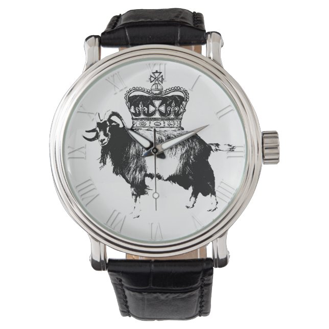 Born in Goat Year Chinese Astrology Zodiac RNW Watch (Front)
