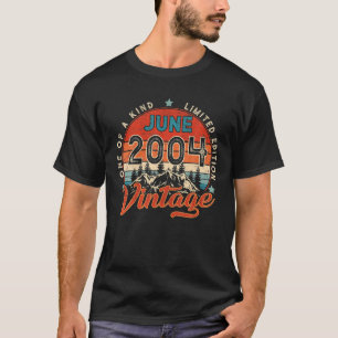 Born In June 2004 Limited Edition 18th Birthday T-Shirt