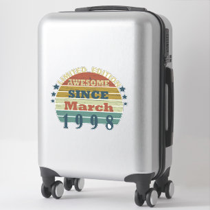 born in march 1998 vintage birthday