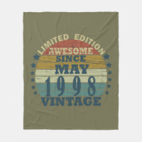 Born in may 1998 vintage birthday