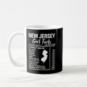 Born in New Jersey - New Jersey Girl Facts Coffee Mug