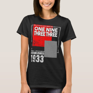 Born in or Vintage 1933 for Men Women T-Shirt