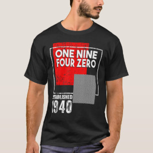 Born in or Vintage 1940 for Men Women T-Shirt