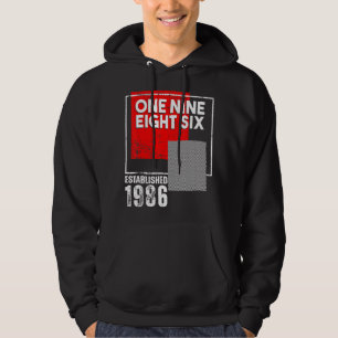 Born in or Vintage 1986 for Men Women Hoodie