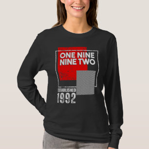 Born in or Vintage 1992 for Men Women T-Shirt