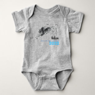 Born in Rabbit Chinese New Year 2023 BB Baby Bodysuit