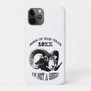 Born in Ram Year 1931 1943 1955 I'm not a Sheep iC Case-Mate iPhone Case