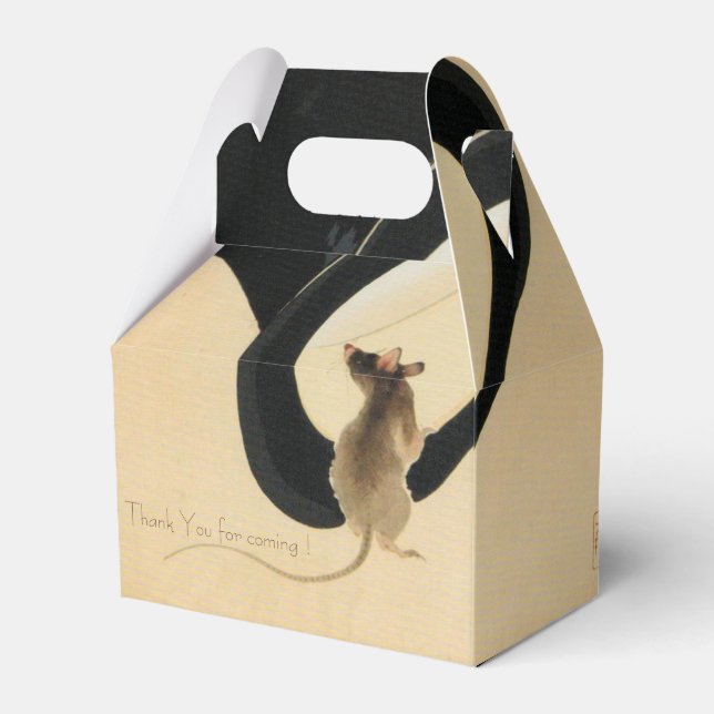 Born in Rat Year Chinese Zodiac Thank You Favour B Favour Box (Front Side)
