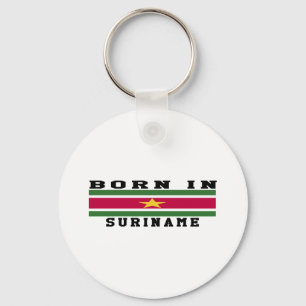 Born In Suriname Key Ring