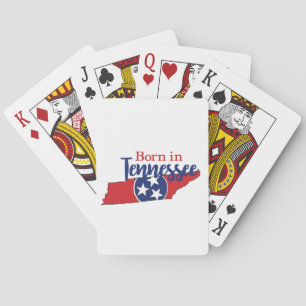Born in Tennessee State Symbols Volunteer State Playing Cards