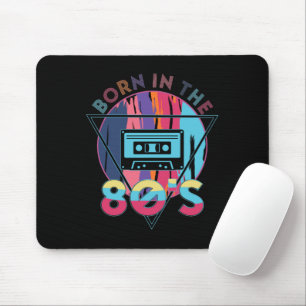 Born in The 80's Vintage Cassette Tape Mouse Mat