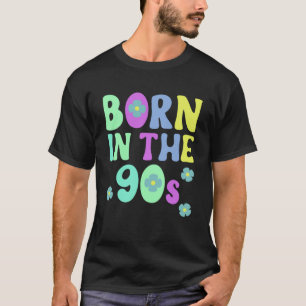Born in The 90s Retro Vintage Colors T-Shirt