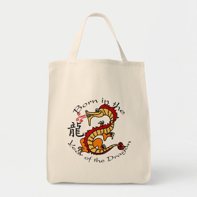 Born in the Year of the Dragon (Chinese) Tote Bag (Front)
