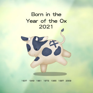 Born in the Year of the Ox Chinese Zodiac Sign