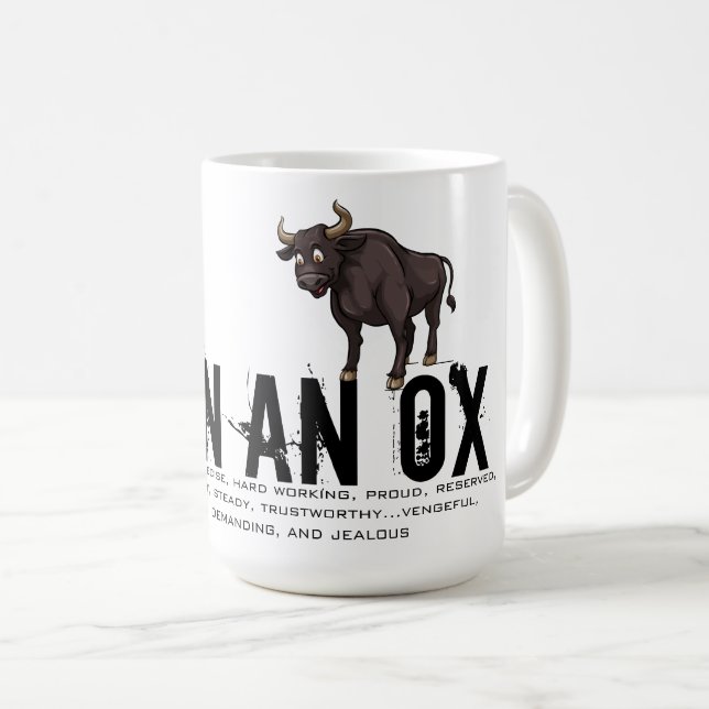 Born in the Year of the Ox Coffee Mug (Front Right)