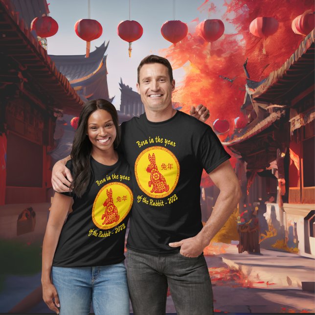 Born in the year of the Rabbit Chinese New Year  T-Shirt (Creator Uploaded)