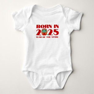 BORN IN THE YEAR OF THE SNAKE 2025 BABY BODYSUIT