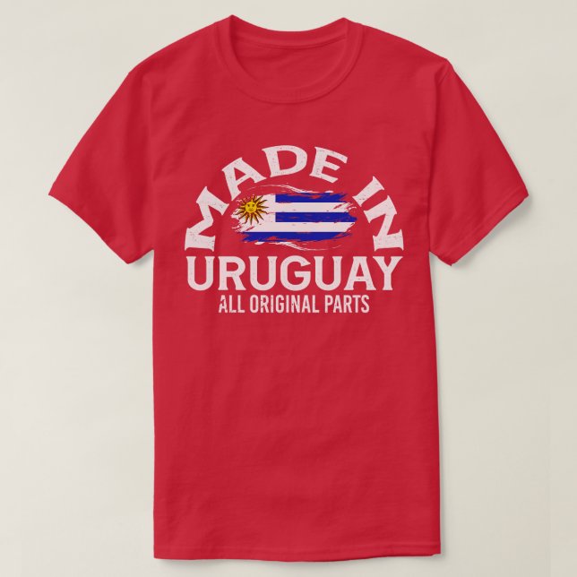 Born in Uruguay T-Shirt (Design Front)