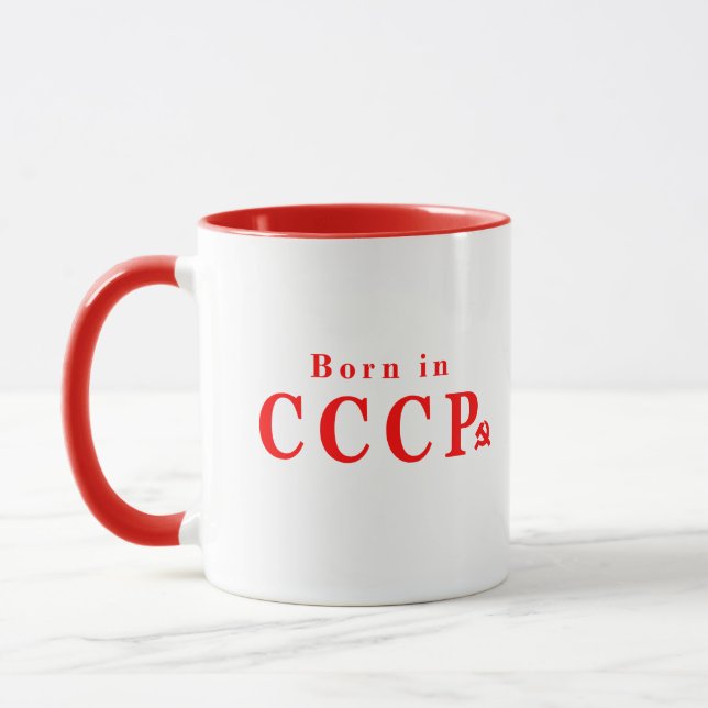 Born in USSR Mug (Left)