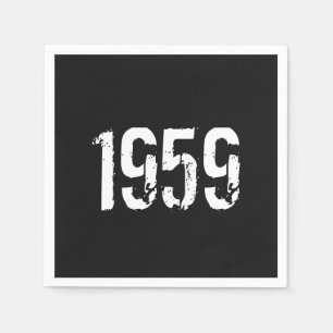 Born in Year 1959 Napkin