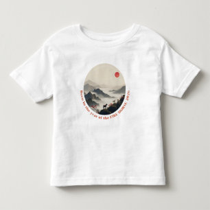 Born in Year of the Horse 2026 Chinese Mountain Toddler T-Shirt
