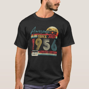 Born July 1956 Awesome Since July 1956 65 Year Old T-Shirt