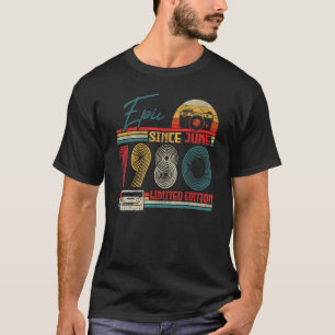 Born June 1980 Epic Since June 1980 42 Years Old T-Shirt