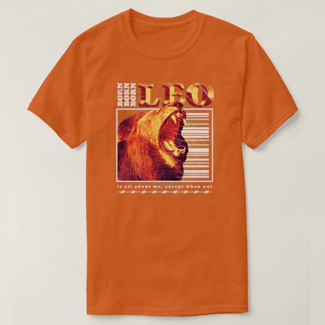 Born Leo T-Shirt (Design Front)