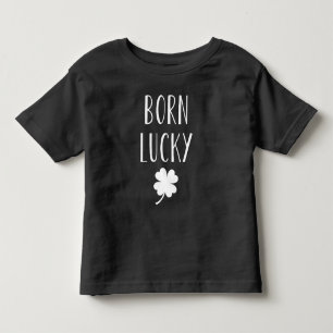 Born Lucky   Cute St. Patrick's Day Toddler T-Shirt